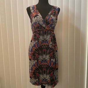 Banana republic Black Blue Floral  size 2,